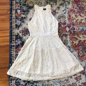 Mossimo high neck lace dress